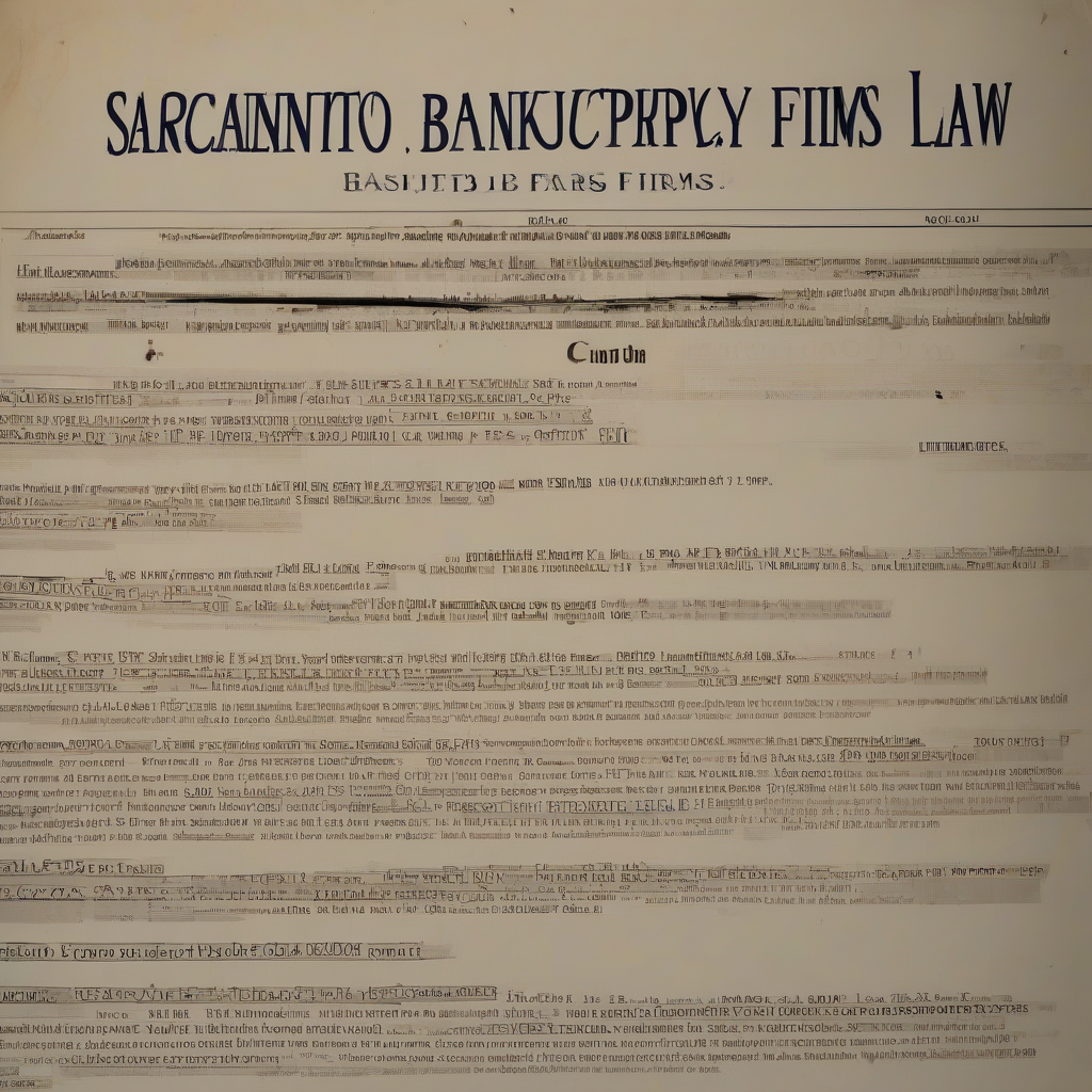 Navigating the Complexities of Sacramento Bankruptcy Law: A Comprehensive Guide to Finding the Right Firm